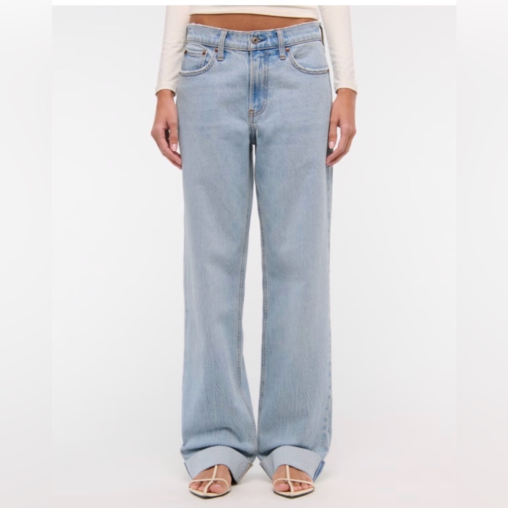 Abercrombie & Fitch Low Rise Baggy Jeans 29 8